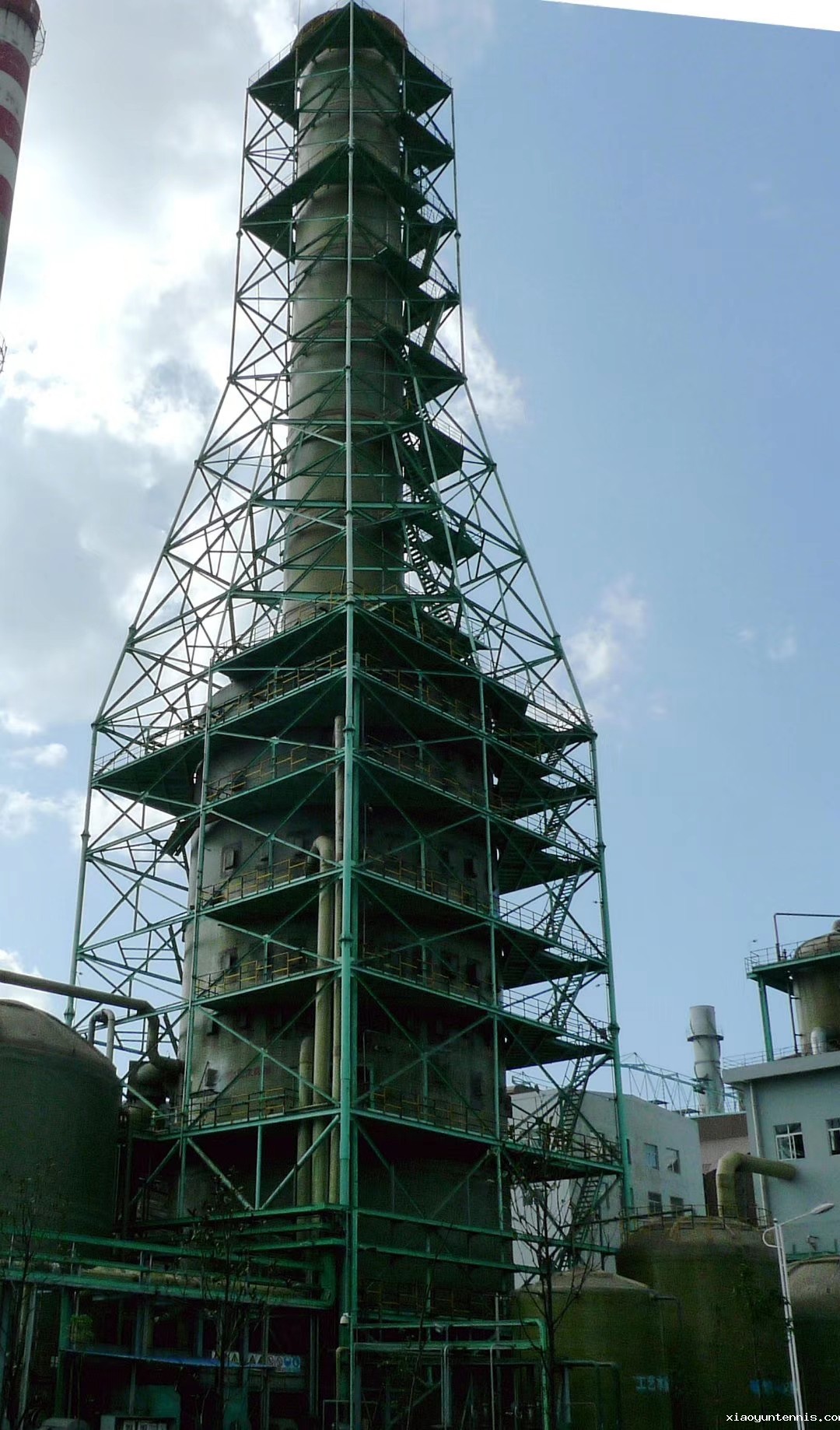 敦煌湿法玻璃钢脱硫塔工程施工厂家-加工安装定做